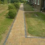New paved footpath Ealing